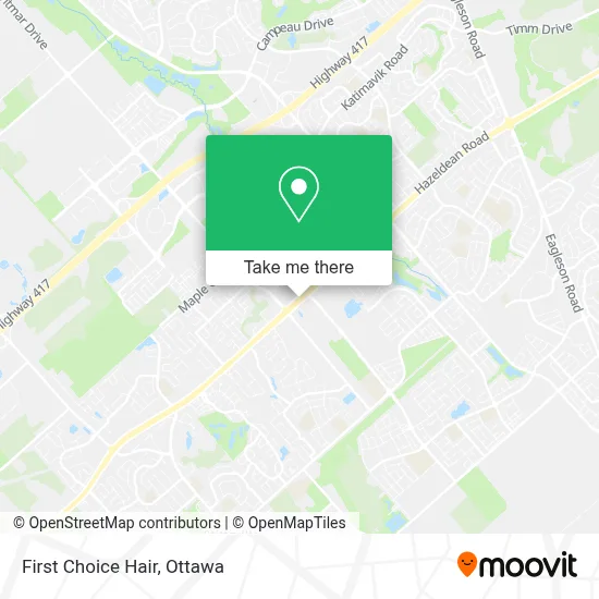 First Choice Hair map