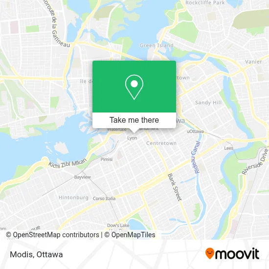 Modis map