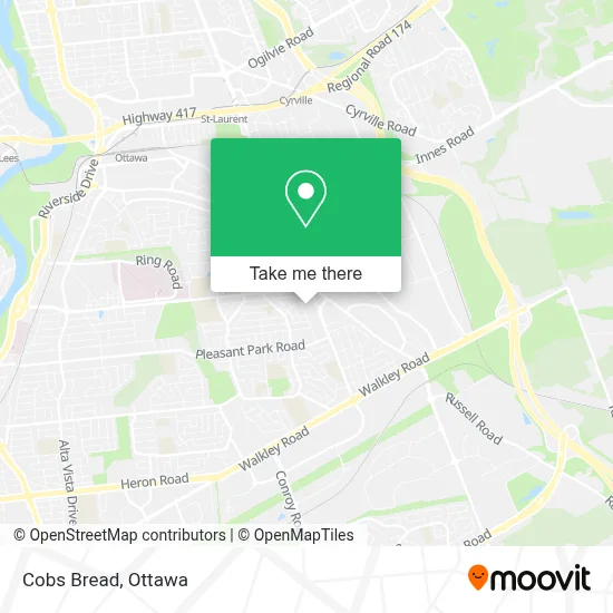 Cobs Bread map