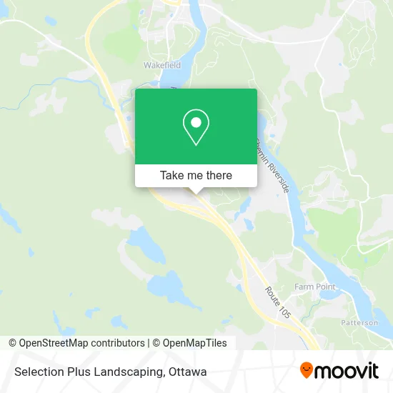 Selection Plus Landscaping map
