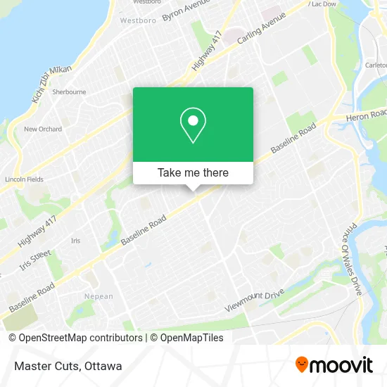 Master Cuts map