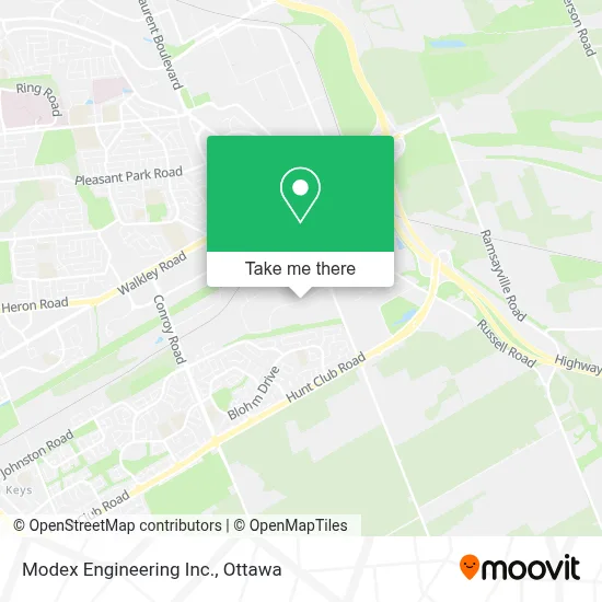 Modex Engineering Inc. map