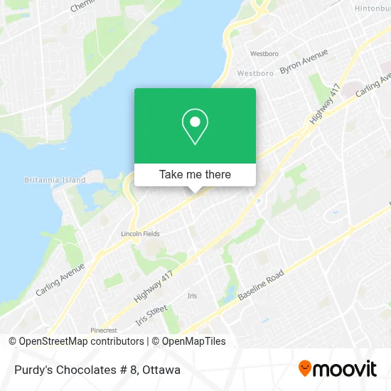 Purdy's Chocolates # 8 map