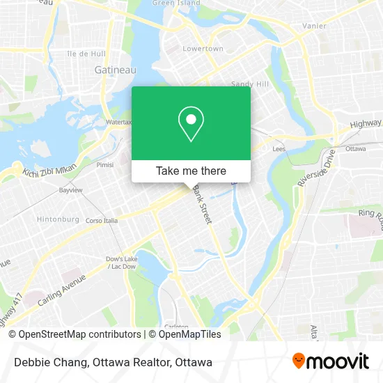 Debbie Chang, Ottawa Realtor map