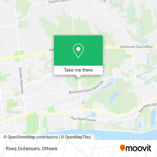 Rseq Outaouais map