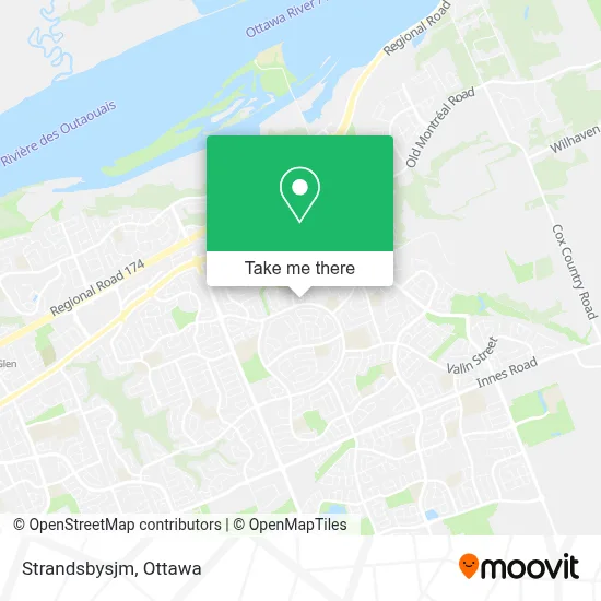 Strandsbysjm map