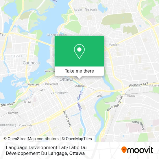 Language Development Lab / Labo Du Développement Du Langage map