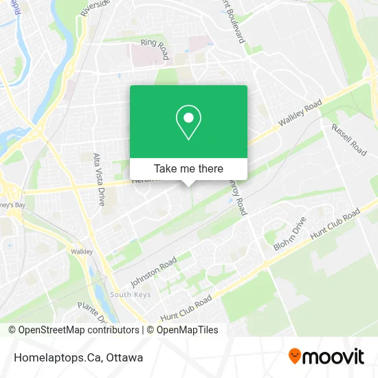 Homelaptops.Ca map
