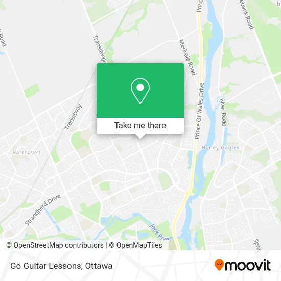Go Guitar Lessons map