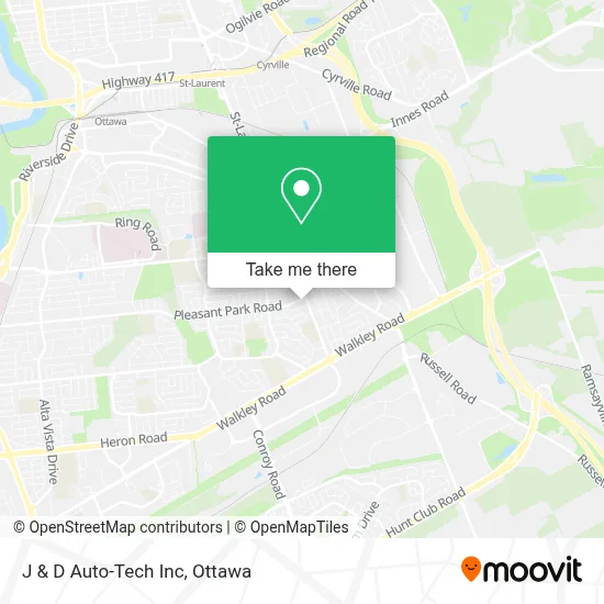 J & D Auto-Tech Inc map