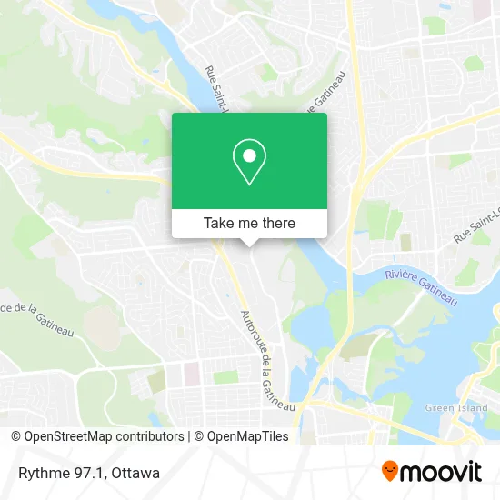 Rythme 97.1 map
