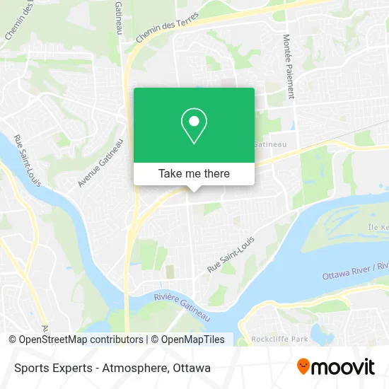 Sports Experts - Atmosphere map