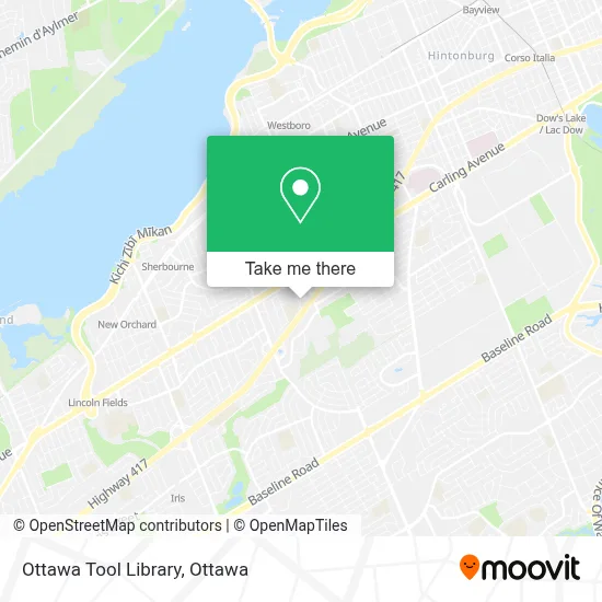 Ottawa Tool Library map