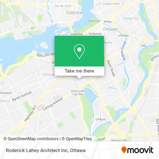 Roderick Lahey Architect Inc map