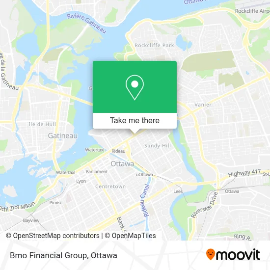 Bmo Financial Group map