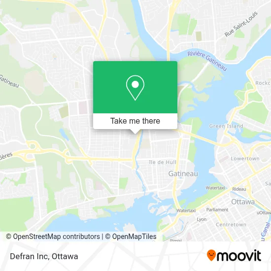 Defran Inc map
