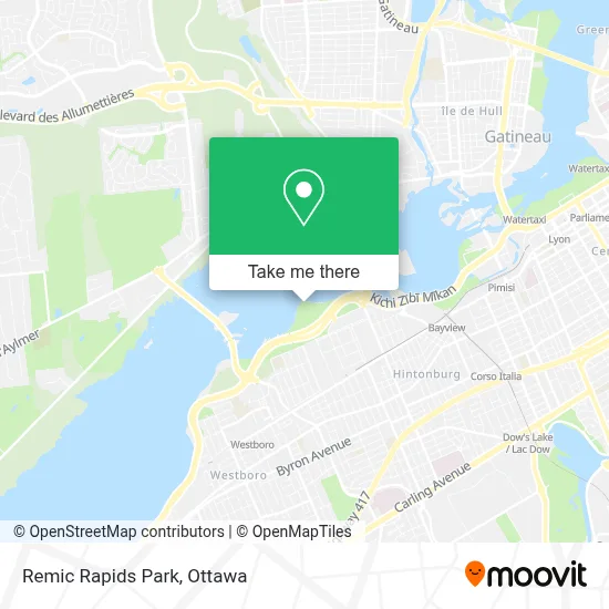 Remic Rapids Park map
