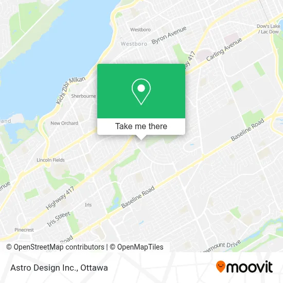 Astro Design Inc. map
