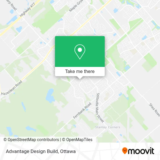 Advantage Design Build map