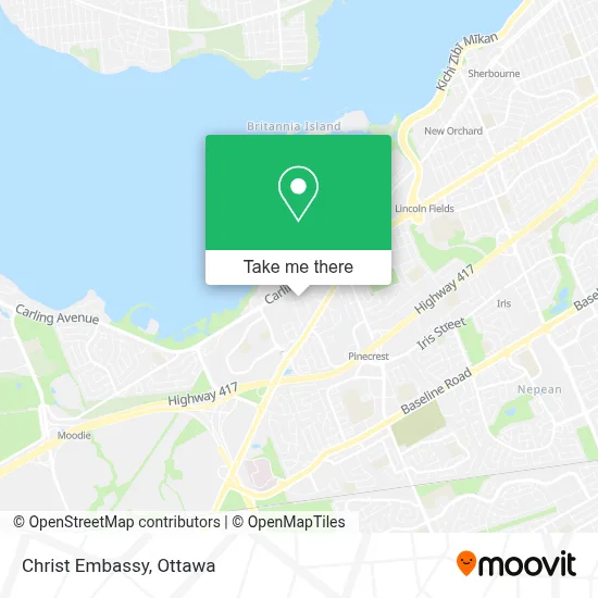 Christ Embassy map