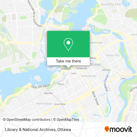 Library & National Archives map