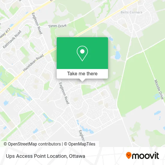Ups Access Point Location map
