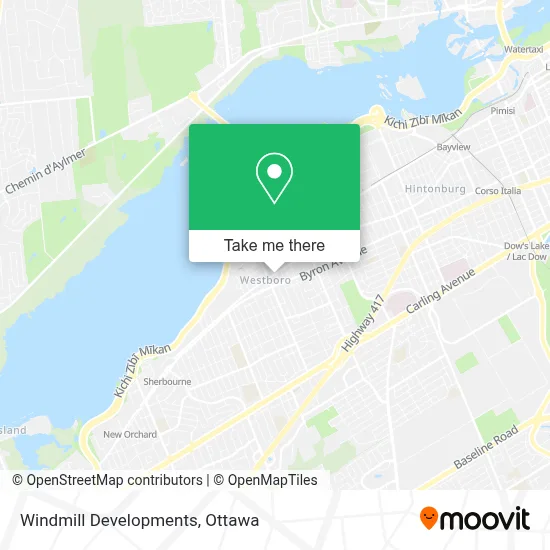 Windmill Developments map