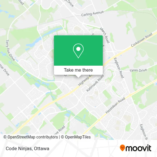 Code Ninjas map