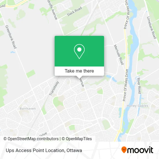 Ups Access Point Location map