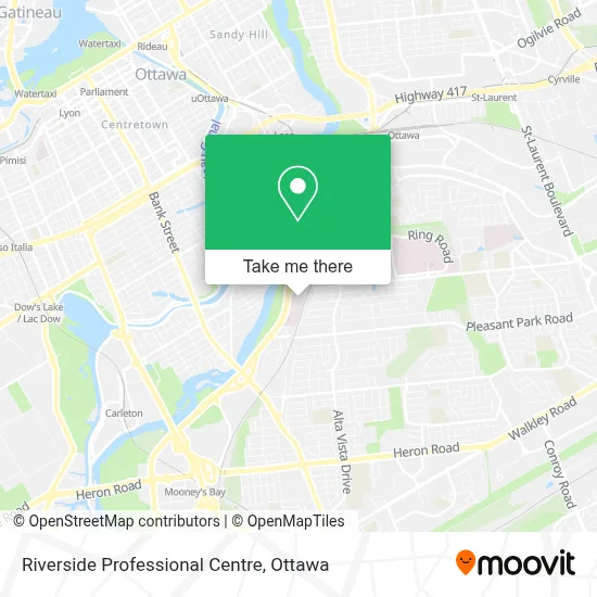 Riverside Professional Centre map