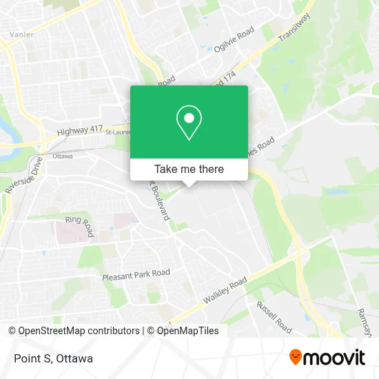 Point S map