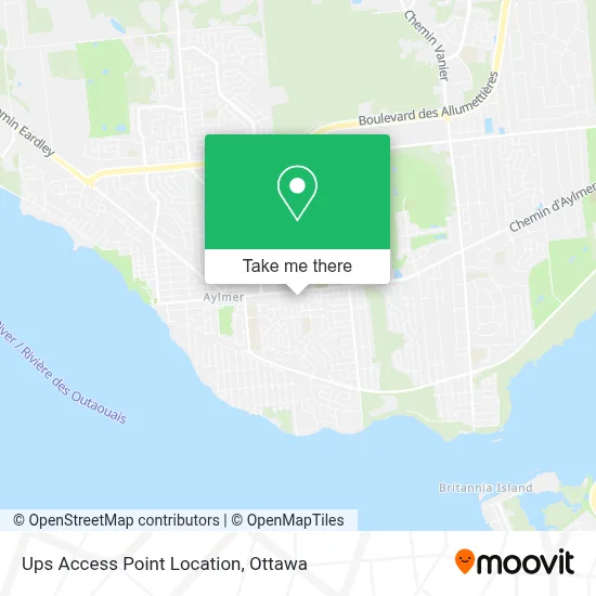 Ups Access Point Location map