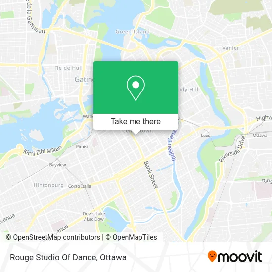 Rouge Studio Of Dance map