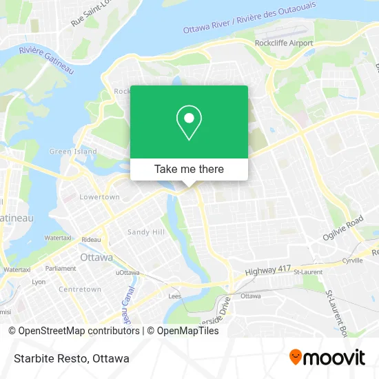 Starbite Resto map
