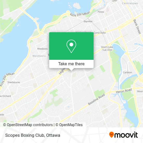 Scopes Boxing Club map