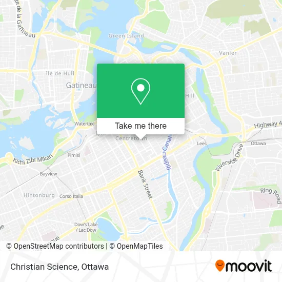 Christian Science map
