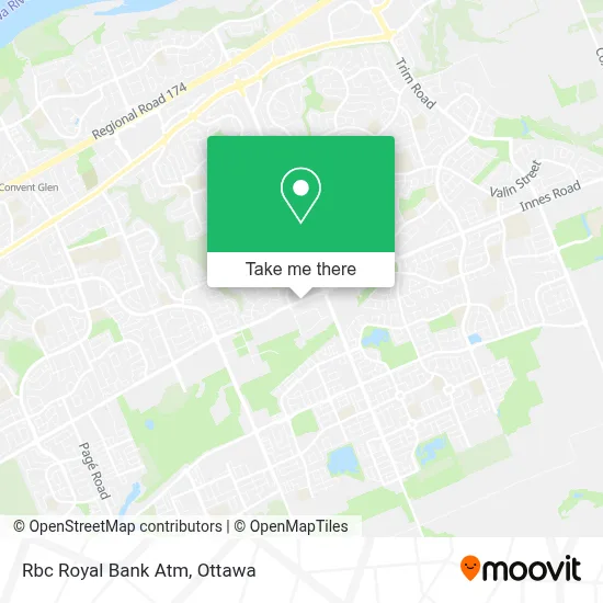 Rbc Royal Bank Atm map