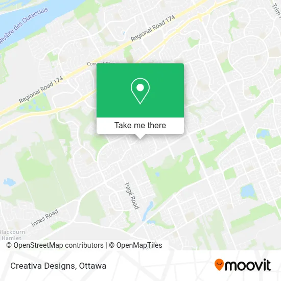 Creativa Designs map