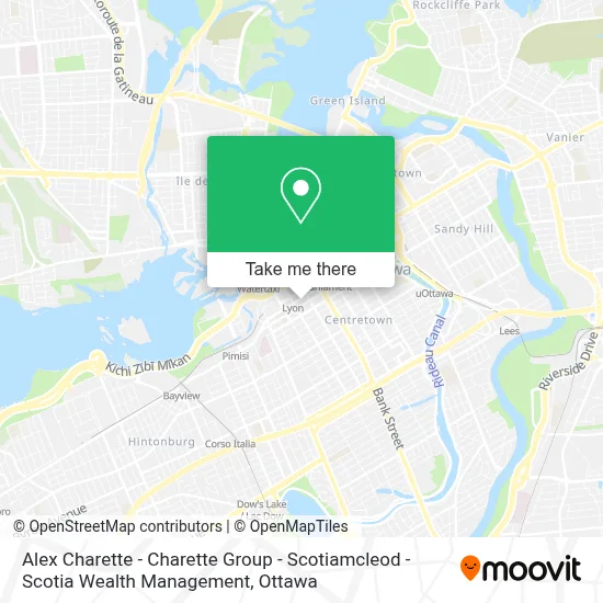 Alex Charette - Charette Group - Scotiamcleod - Scotia Wealth Management map