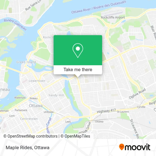 Maple Rides map