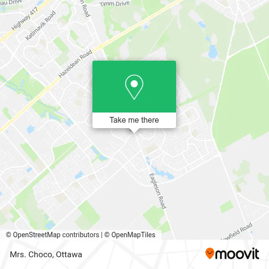 Mrs. Choco map