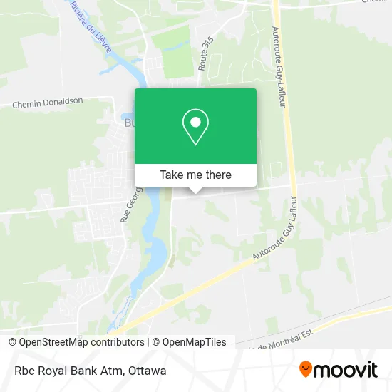 Rbc Royal Bank Atm map