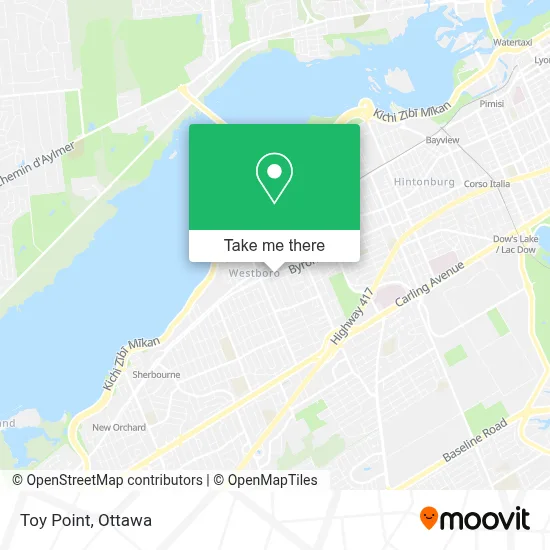 Toy Point map