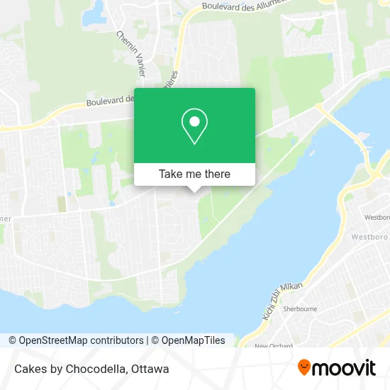 Cakes by Chocodella map