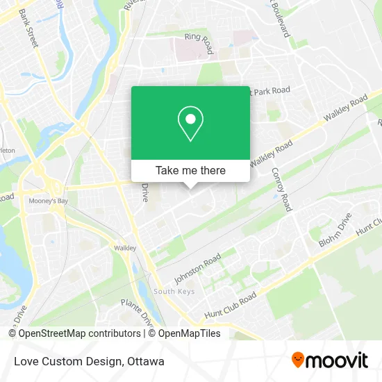 Love Custom Design map