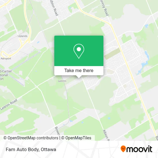 Fam Auto Body map