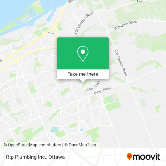 Rtp Plumbing Inc. map