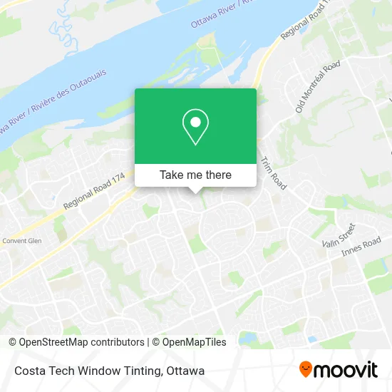 Costa Tech Window Tinting map