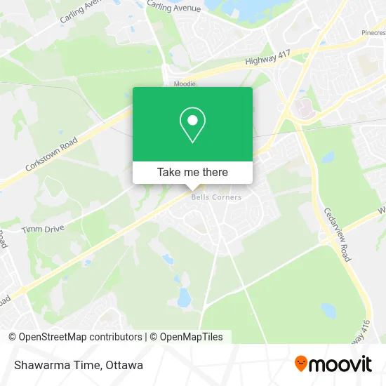 Shawarma Time map