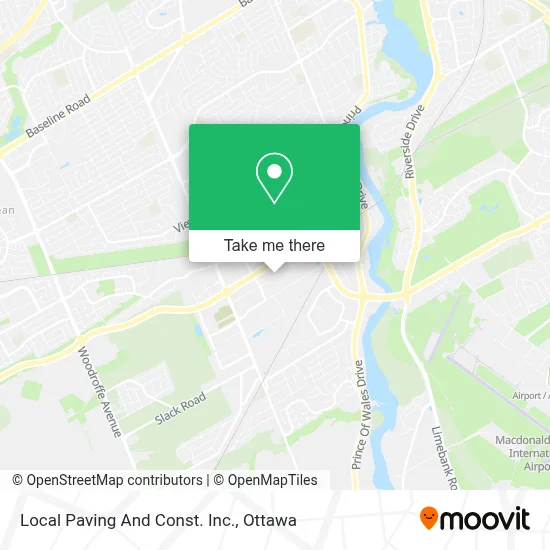 Local Paving And Const. Inc. map